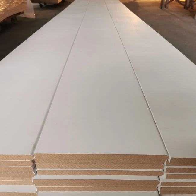Bwrdd sgertin mowldinau trimio MDF wedi