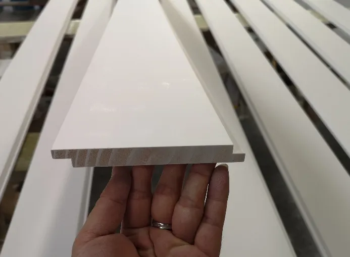 High Quality White Primed Wood Wall Panel