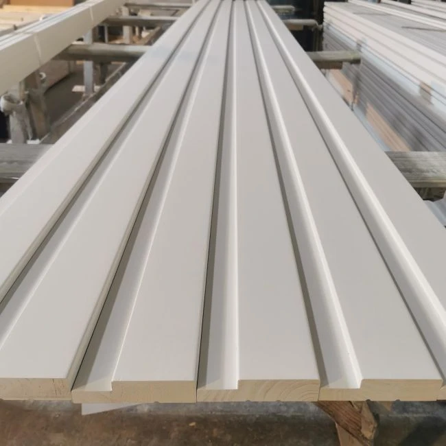 White Primed Wood Door Frames For Interior And Exterior Door