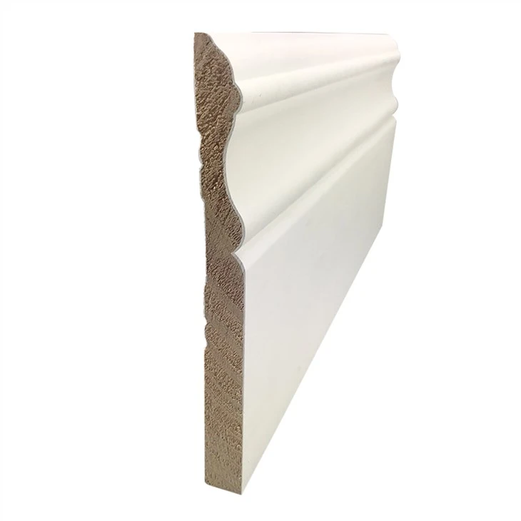 Interior Wood wal gwaelod Bwrdd primer Panel Mowldio