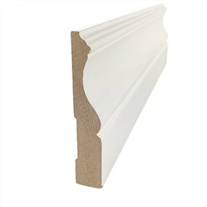 Gwyn Primed MDF Drws Casio Mowldio